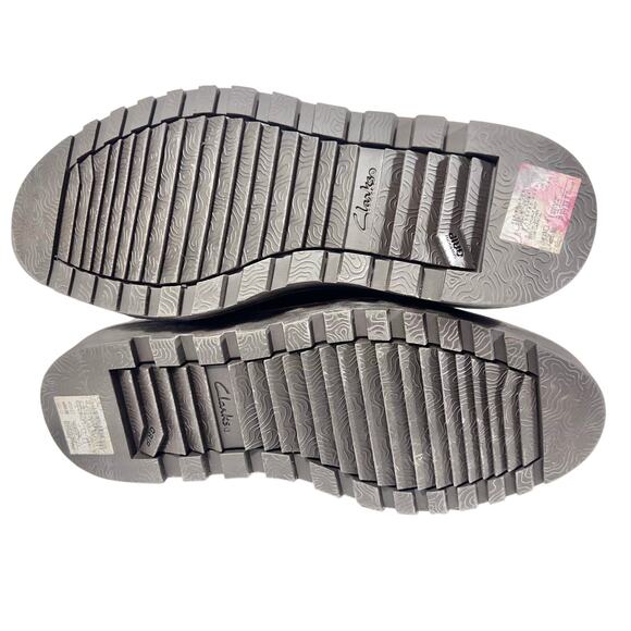 Clarks Hinsdale Mid Lace Up Chukka Boot Men 8.5 Brown Leather New - Picture 6 of 16